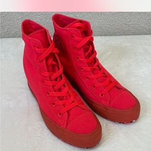 Converse Chuck Taylor All Star Platform Plus Hidden Wedge High Top Sneakers